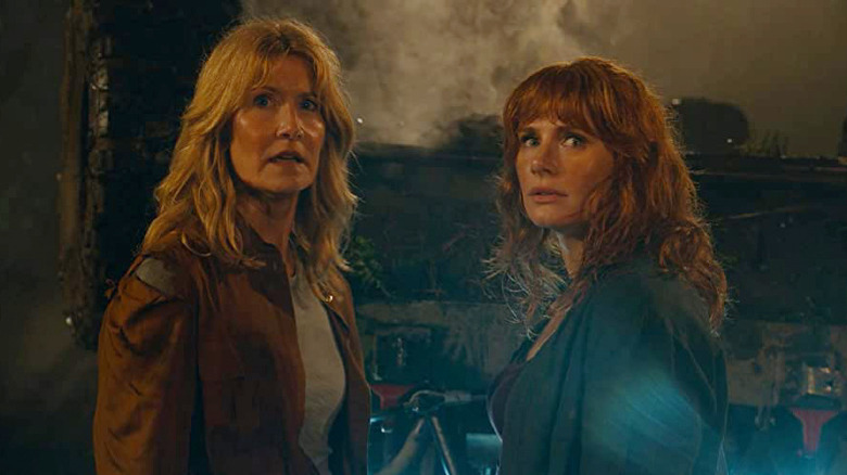 Laura Dern and Bryce Dallas Howard in Jurassic World Dominion