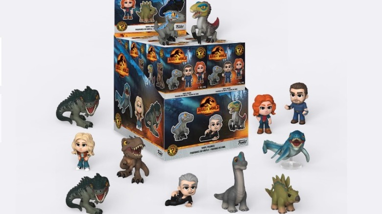 Funko mystery mini figures for Jurassic World Dominion