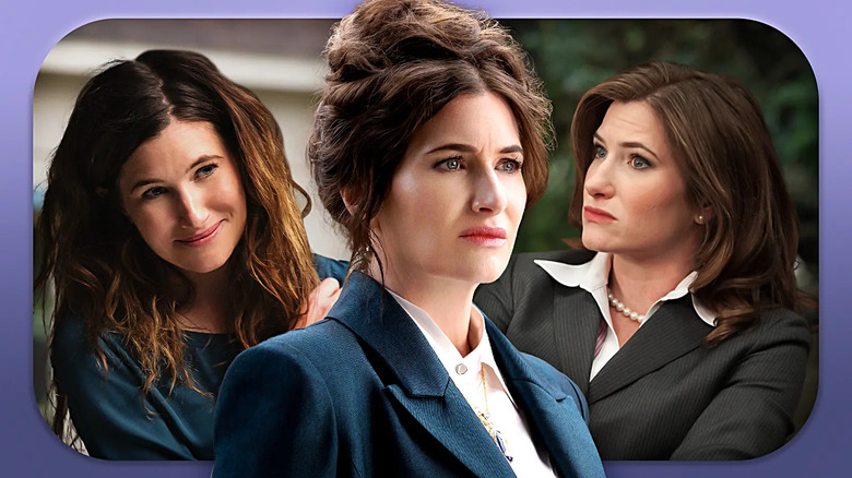 Images of Kathryn Hahn as Eve Fletcher, Agatha Harkness, and Jennifer Barkley edited together