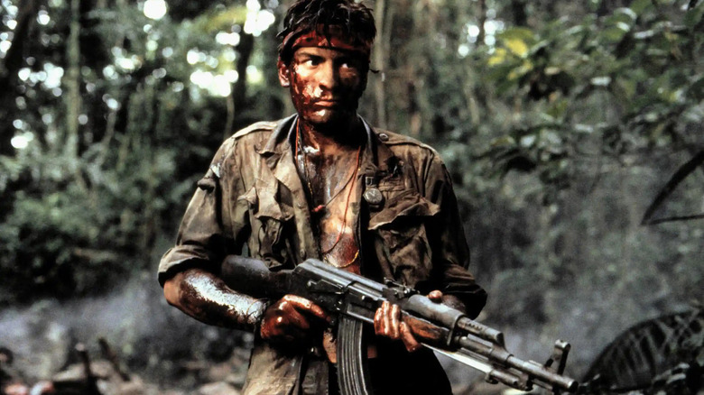Charlie Sheen as Chris Taylor in Platoon
