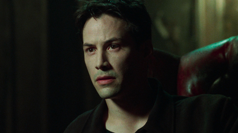 Keanu Reeves in the Matrix