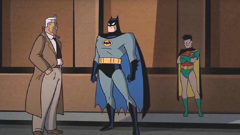 Commissioner Gordon, Batman, Robin 