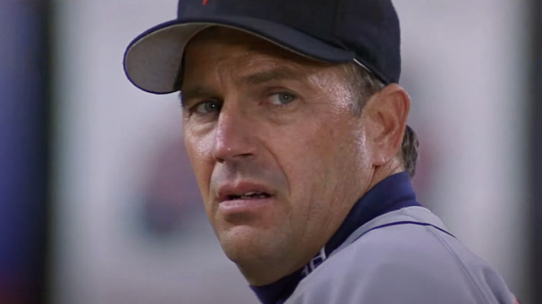 Kevin Costner as Billy Chapel takes the mound in For Love of the Game