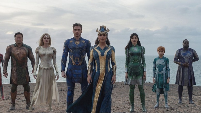 The Eternals MCU Angelina Jolie Gemma Chen Salma Hayek Richard Madden Brian Tyree Henry