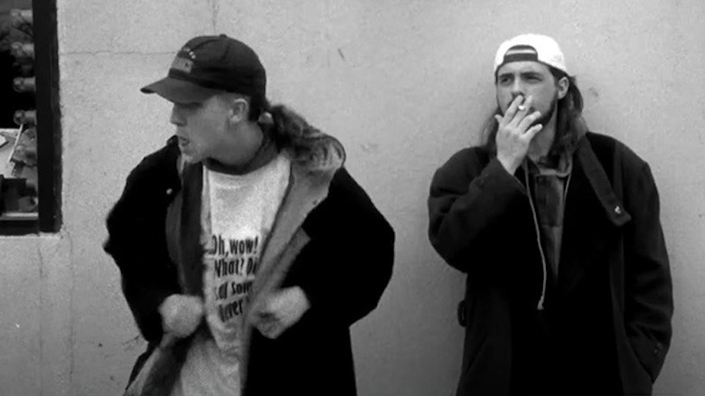 Jay and Silent Bob in "Clerks"