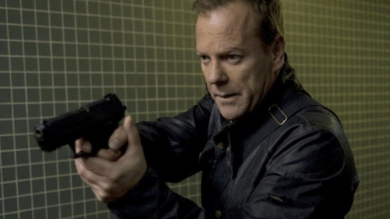 Jack Bauer holding gun