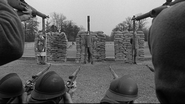 Paths of Glory Firing Squad scene