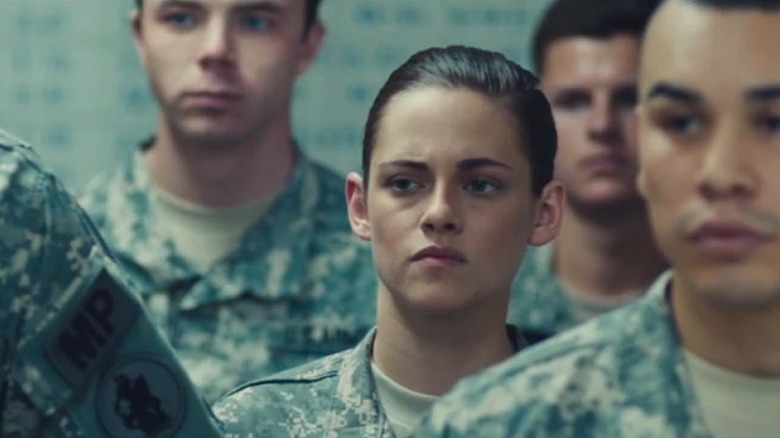 Kristen Stewart as Guantanamo Bay guard in Camp X-Ray