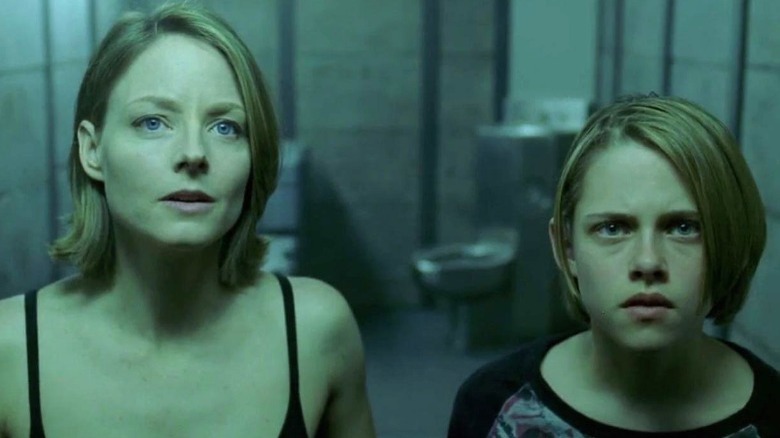 Jodie Foster and Kristen Stewart hide in Panic Room