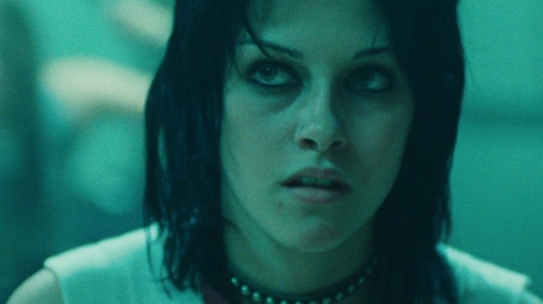 Kristen Stewart as Joan Jett in The Runaways