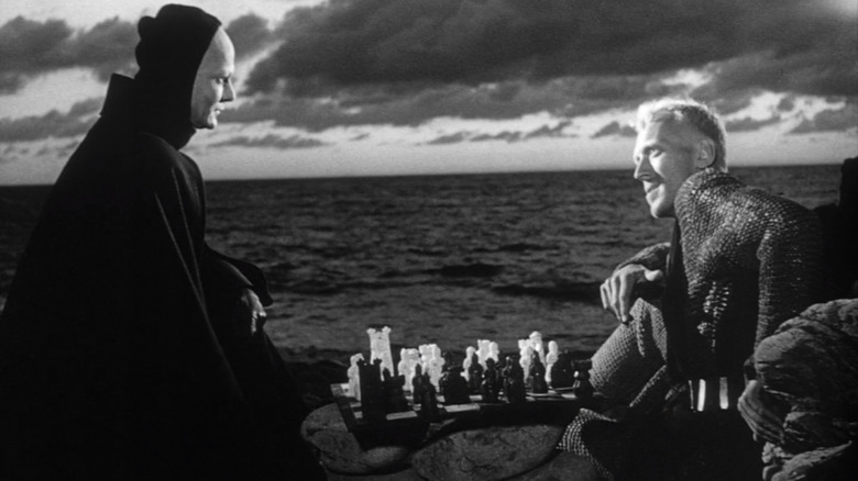 Max von Sydow Bengt Ekerot The seventh seal