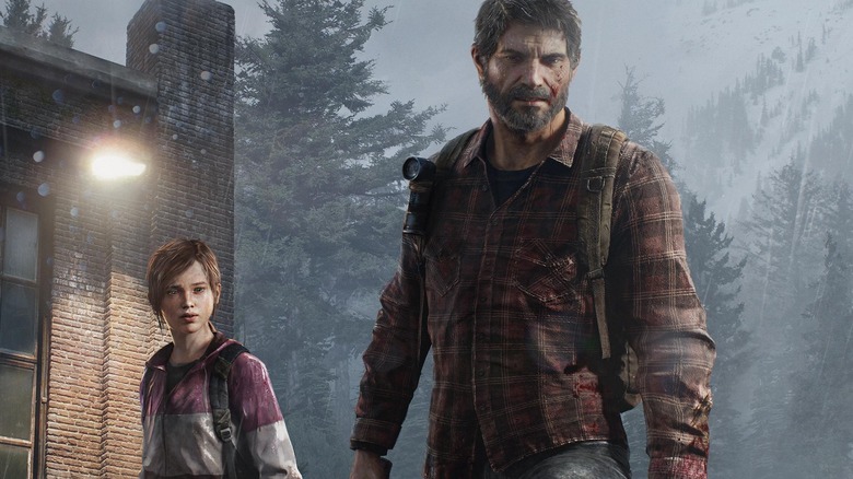 Joel and Ellie Last of Us Video Game