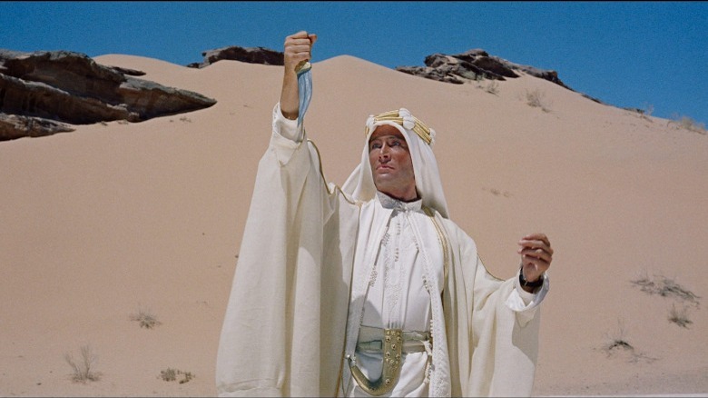 Peter O'Toole in Lawrence of Arabia