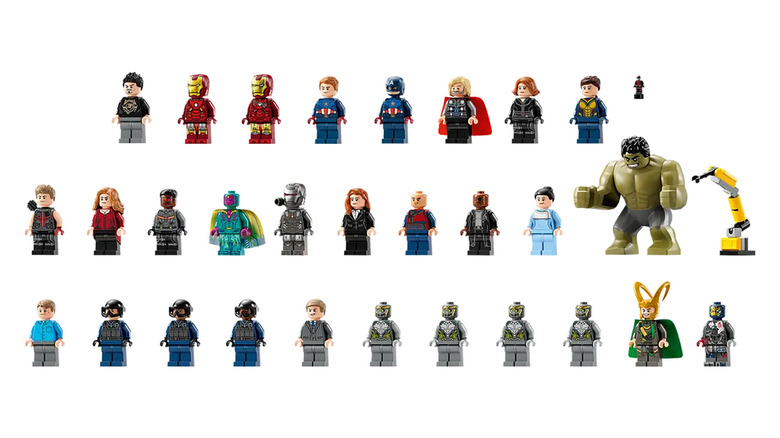 LEGO Avengers Tower minifigures