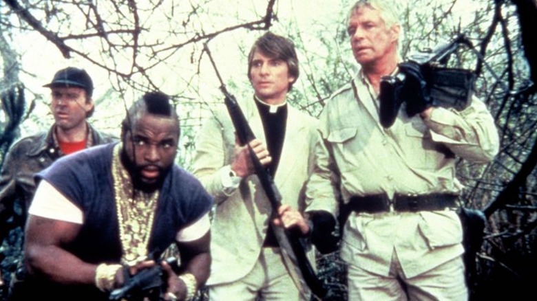 The A-Team Mr. T George Peppard Dwight Schultz Dirk Benedict