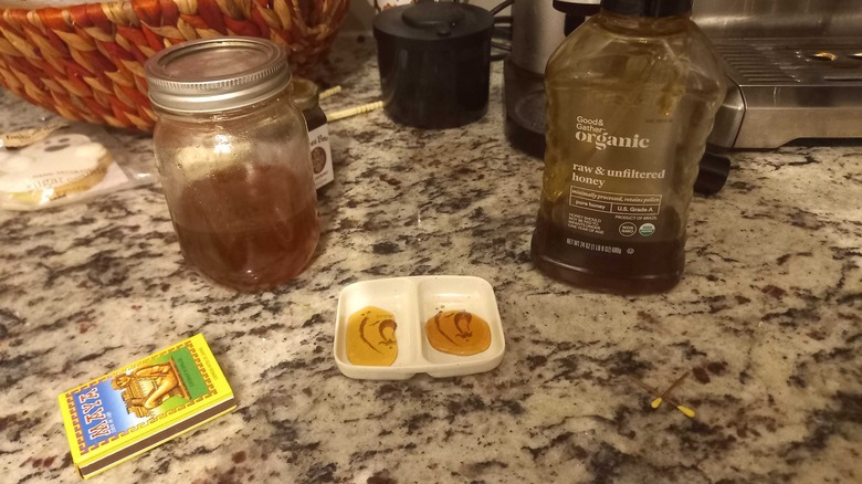 A selection of honey