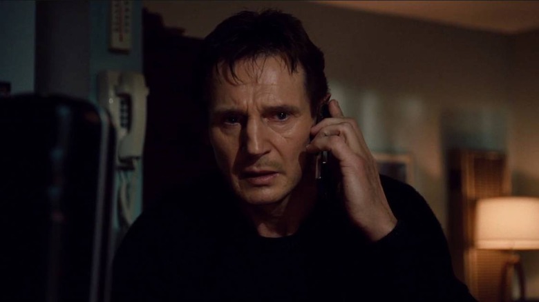 Liam Neeson makes the call as Bryan Mills in Taken