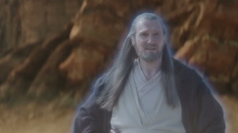 Qui-Gon Jinn's ghost in Obi-Wan Kenobi