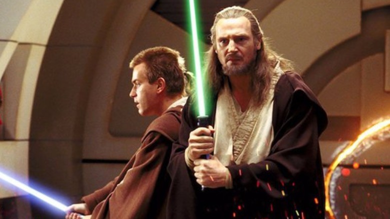 Qui-Gon and Obi-Wan in The Phantom Menace