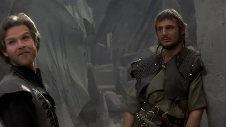 Colwyn and Kegan in a cave in Krull.