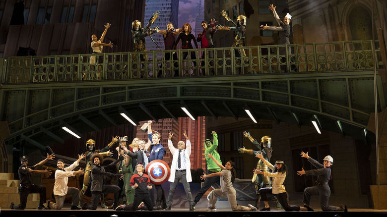 Rogers: The Musical cast from Hawkeye