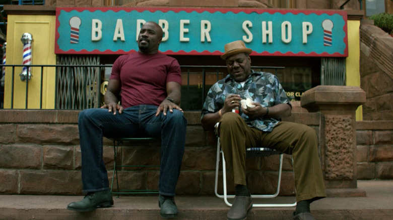 Mike Colter and Frankie Faison