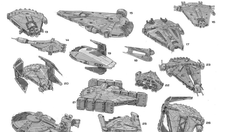 Solo Millennium Falcon Designs