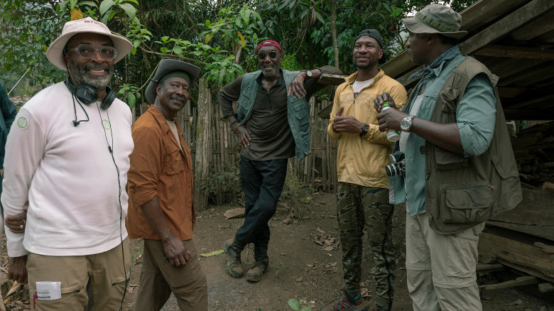 Spike Lee and the cast of Da 5 Bloods