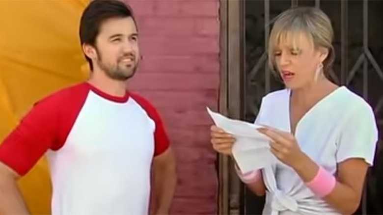 Rob McElhenney and Kaitlin Olson in It's Always Sunny in Philadelphia