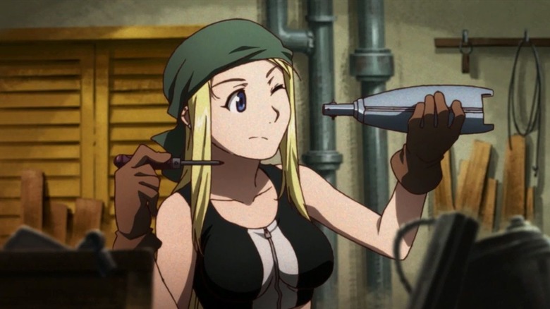 Mecânico de Fullmetal Alchemist Brotherhood Winry