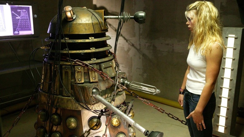 Rose Meets A Dalek in Doctor Who