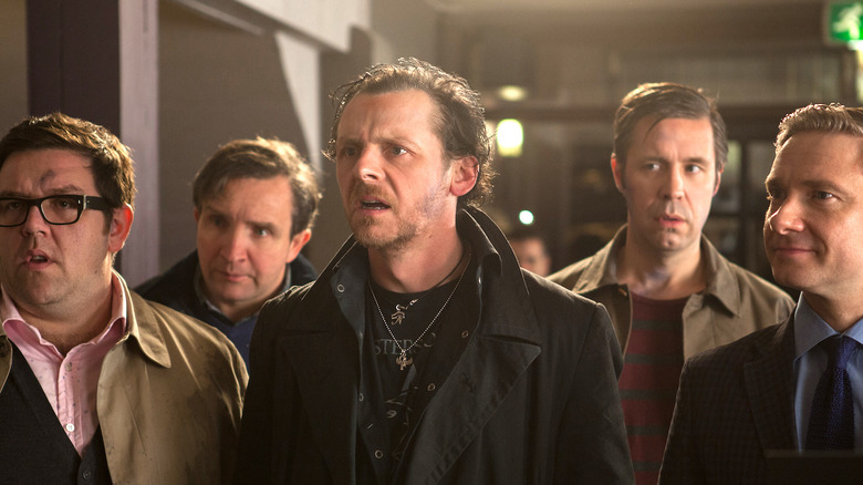 Nick Frost, Eddie Marsan, Simon Pegg, Paddy Considine, and Martin Freeman in The World's End