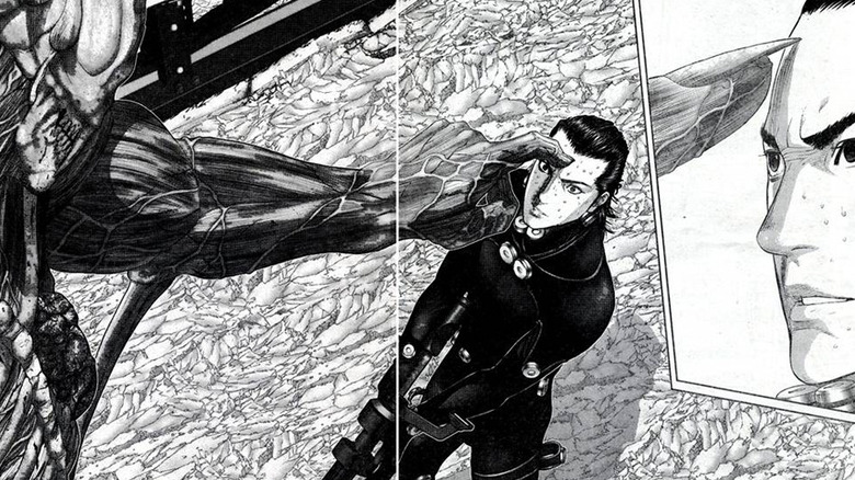 Panel from Gantz manga series