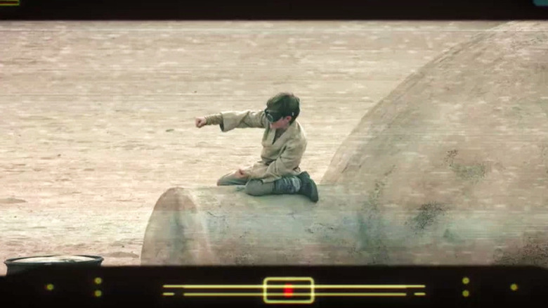 Young Luke on Tatooine