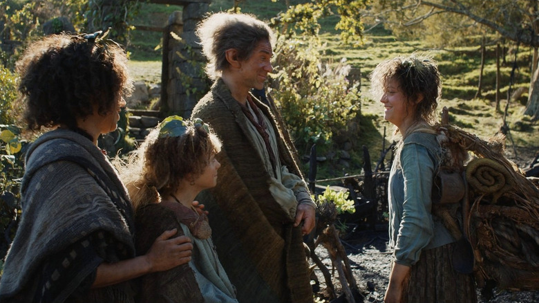 Sara Zwangobani, Beau Cassidy, Dylan Smith, Markella Kavenagh in The Lord of the Rings: The Rings of Power