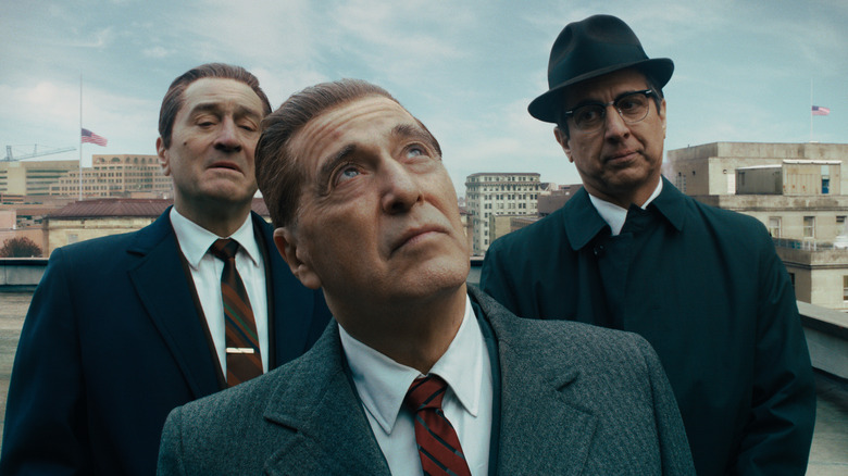 Al Pacino, Robert De Niro and Ray Romano in The Irishman