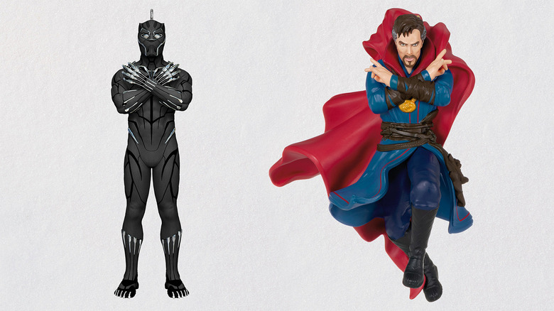 Doctor Strange and Black Panther Hallmark Ornaments