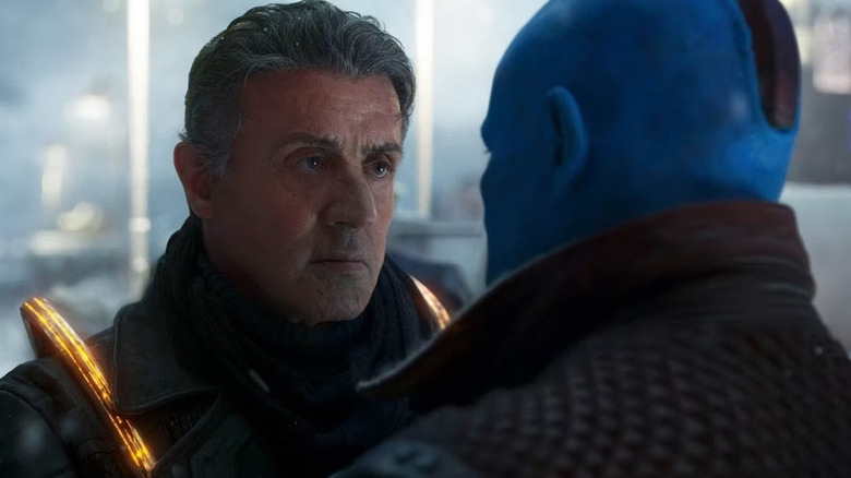 Stakar confronts Yondu in Guardians of the Galaxy Vol. 2