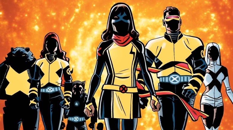 Marvel O Novo Mutante capa variante # 1 X-Men Besta Jean Grey Ciclope Wolverine Kamala Khan Emma Frost