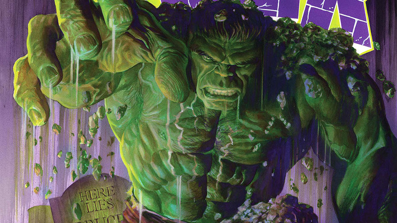 The Immortal Hulk #1 Alex Ross comic cover