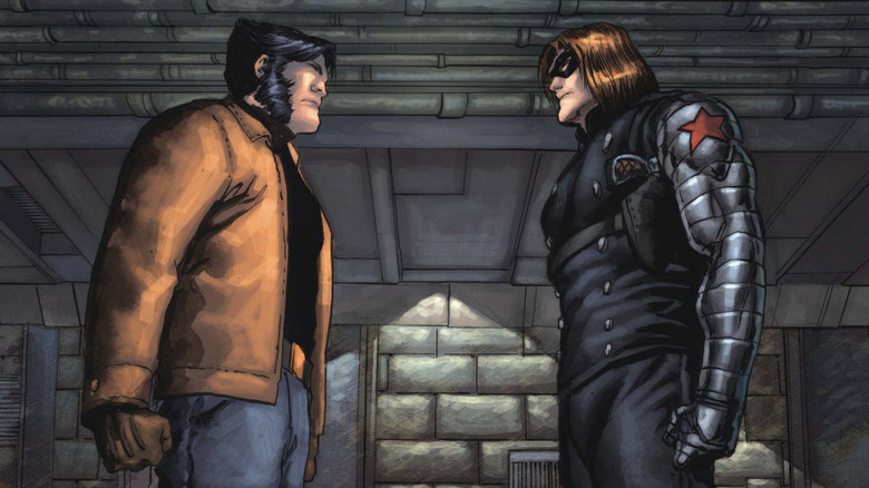 Wolverine e o Soldado Invernal Bucky Marvel Comics