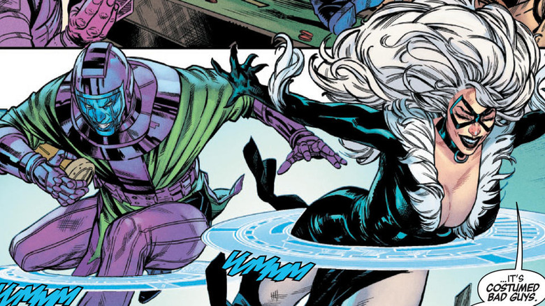 Kang the Conqueror dan Black Cat in Avengers #23