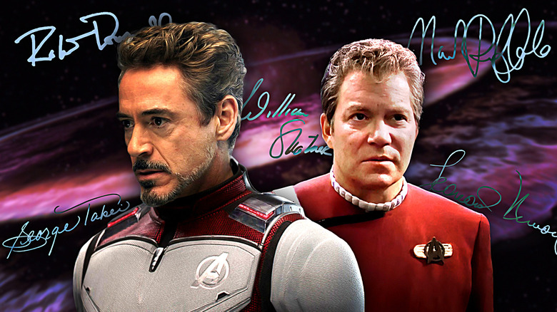 Vingadores Ultimato Star Trek O país desconhecido William Shatner Capitão Kirk Robert Downey Jr. Tony Stark Homem de Ferro