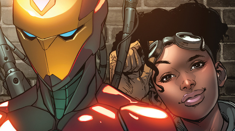 Iron Man and Riri Williams