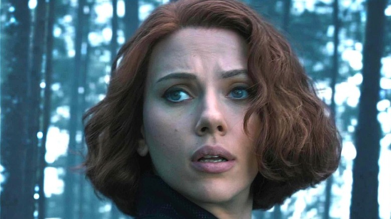 Natasha watches Hulk Age of Ultron