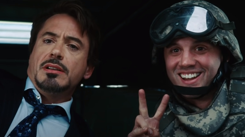 Tony Stark takes selfie