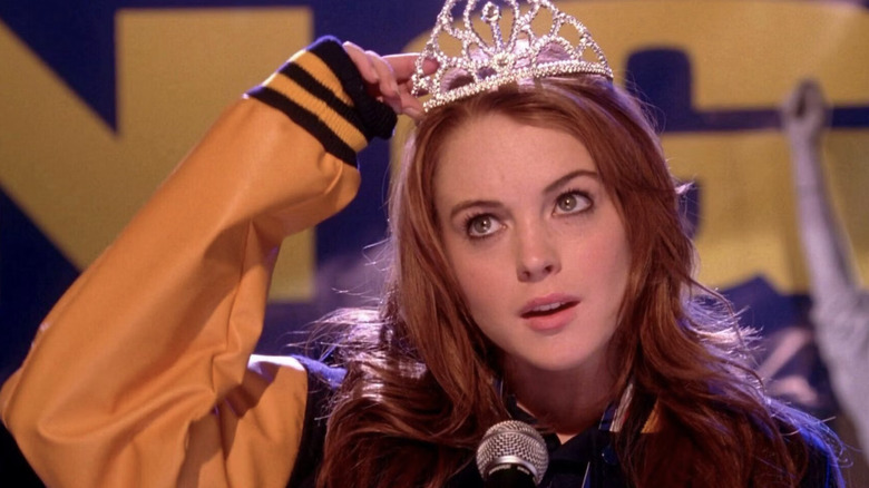 Lindsay Lohan as Cady Heron in Mean Girls
