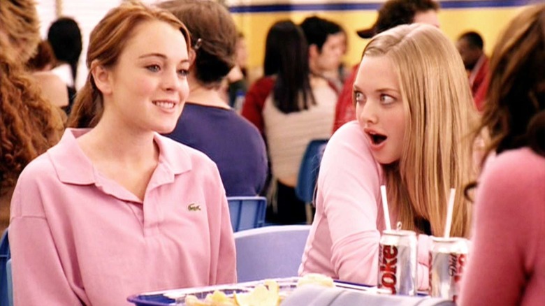 Lindsay Lohan and Amanda Seyfried in Mean Girls