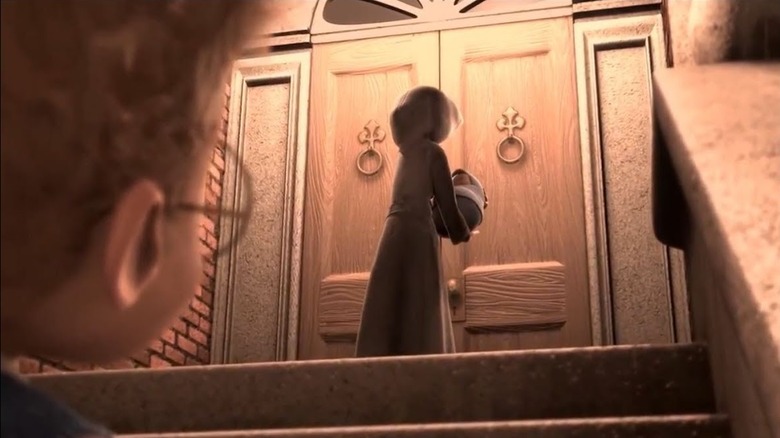 Lewis sees his mother in Meet the Robinsons