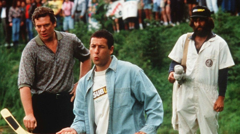 Chris McDonald Adam Sandler golfing Happy Gilmore